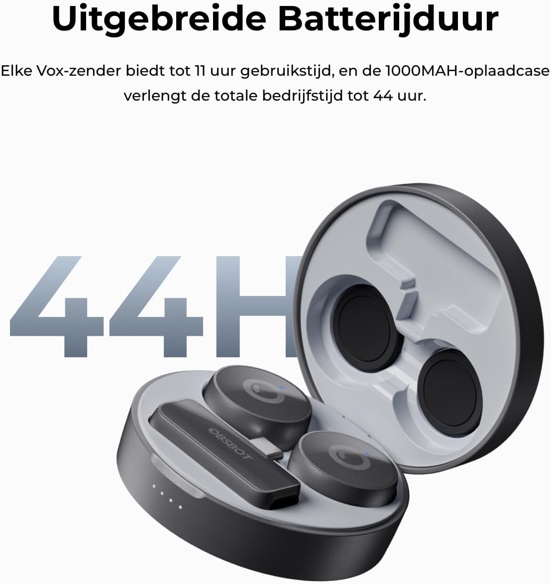 OBSBOT VOX Draadloze Live Streaming Microfoon
