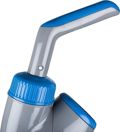 Gre VCB50P Action Vac elektrische stofzuiger, multispeed, voor zwembaden en spa's, grijs/blauw