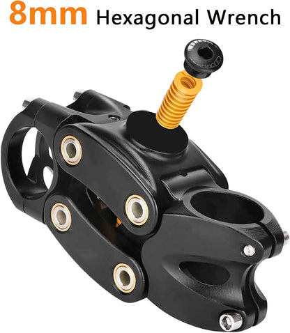 Stuurpen voor fietsen, schokabsorberend fietsstuur, stuurpen voor grind mountain road bike shock absorber stuurpen