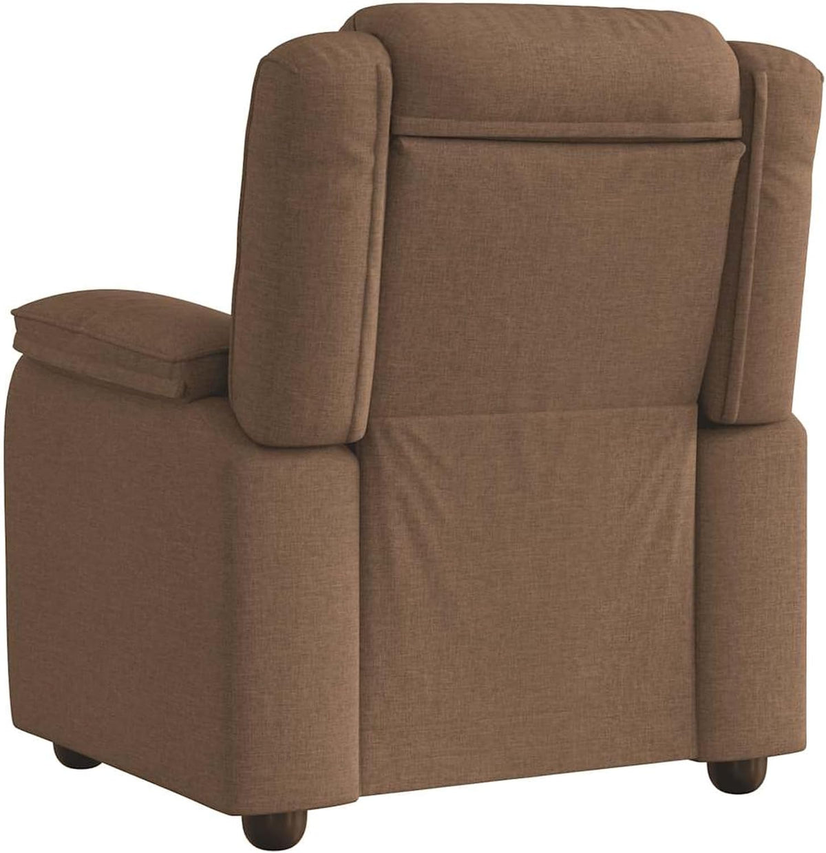 Gecheer Recliner Chair Brown Fabric TV Chair with Reclining Function, Manual Reclining Function - QUORE