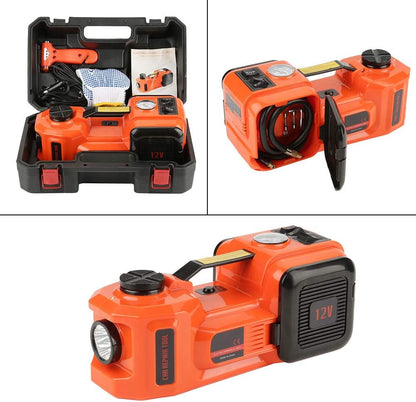 12V 5t elektrische hydraulische krik Auto drie functies Car Lift Jack met inflator en zaklamp Portable Car Repair Tool Kit