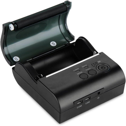 Bluetooth Thermische Printer 80 Mm – Bonnenprinter – Bonprinter – Kassabonprinter – Ticketprinter – Compact En Licht – Oplaadbare 2000 mAh Batterij
