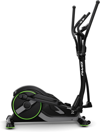 Zipro Ellipse Trainer Wave Ellipse Trainer, Up to 120 kg, Home Cross Trainer Cardio Training Device, Exercise Machines, Exercise Bike, 32 Resistance Levels, Bluetooth, iPad Holder - QUORE