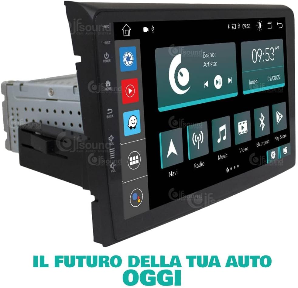 Autoradio Fiat Bravo 2007-2014 – Multimedia Speler – Inbouw Radio – Navigatiesysteem – Touchscreen Autoradio – 9 Inch Scherm – 8-Core Processor – Bluetooth & Apple CarPlay