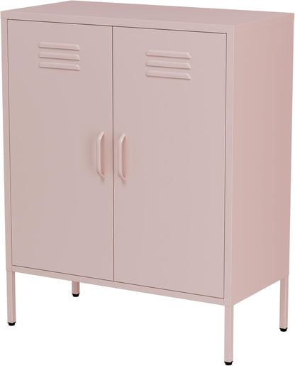 Sideboard - Locker cabinet - Storage cabinet - Industrial cabinet with adjustable shelves - Filing cabinet - Metal Cabinet - Office cabinet - 80x40x100cm (LxWxH) - Powder coated steel - QUORE