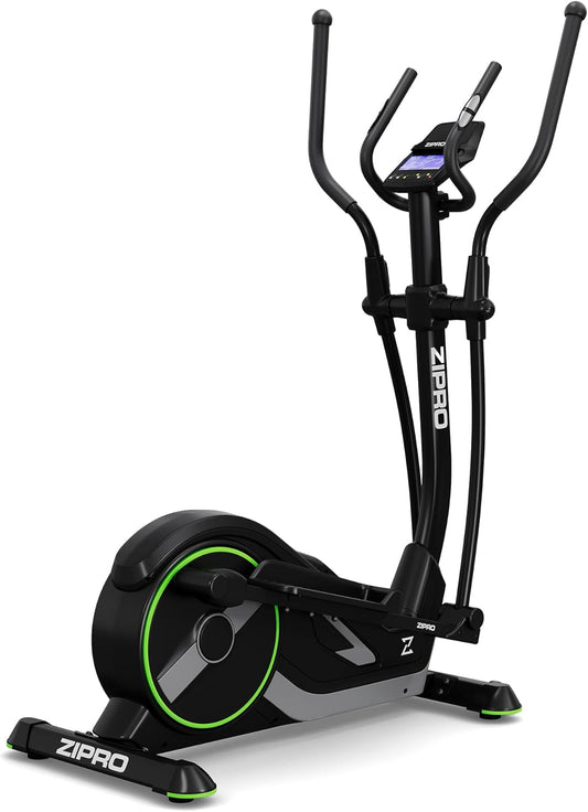 Zipro Ellipse Trainer Wave Ellipse Trainer, Up to 120 kg, Home Cross Trainer Cardio Training Device, Exercise Machines, Exercise Bike, 32 Resistance Levels, Bluetooth, iPad Holder - QUORE