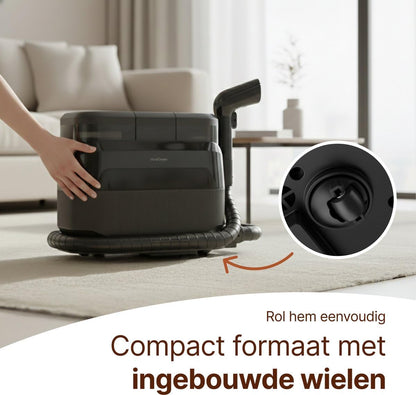 Stoomreiniger – Stoomzuiger – Tapijtreiniger – Textielreiniger – Matrasreiniger – 1650W Vermogen – 4 Reinigingsstanden met Zuigfunctie