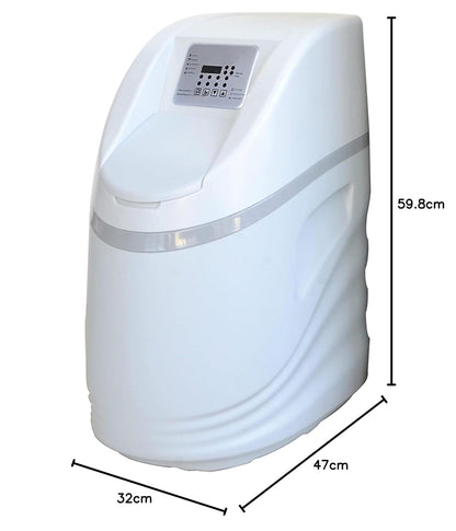 Waterontharder – Waterontkalker – Ontkalker – Waterverzachter – Kalkfilter – Voor Hele Huis tot 2 Badkamers en 5 Personen – 1.250 Liter per Dag – Automatische Regeneratie om 03:00 uur