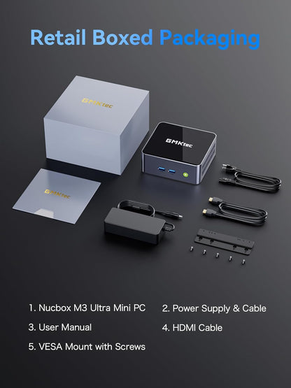 Mini PC – Mini Desktop – Compacte Computer – Kleine PC – Krachtige PC – Intel Core i7 12700H – 16GB RAM & Triple 4K Monitorondersteuning