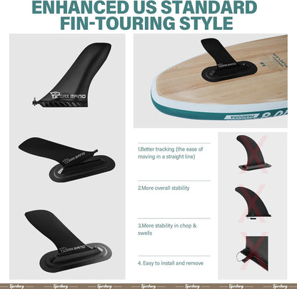 stand-up paddleboard, 3,3 m met complete premium opblaasbare SUP-accessoires, extra breed SUP-board voor volwassenen en kinderen, Pandora-collectie