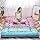 MAXYOYO Retro boho matras, Japanse vintage bloemenvloermat, rolbaar logeerbed, slaapbed en camping, draagbaar, tatami mat (Bohemian B, 135 x 190 cm)