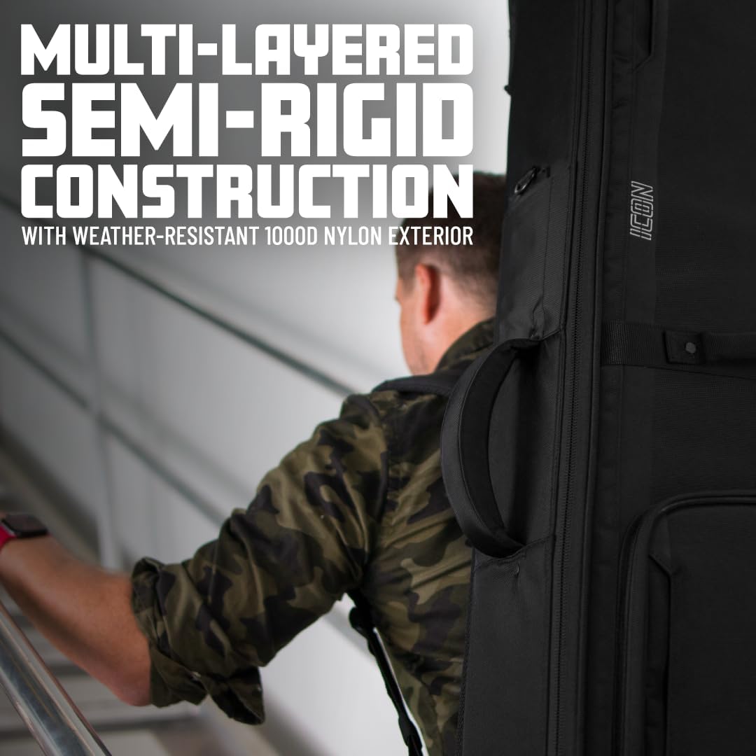 Gator Cases ICON serie Premium weerbestendige gigbag voor akoestische gitaren met TSA bagageslot-vriendelijke ritstrekkers (G-ICONDREAD)