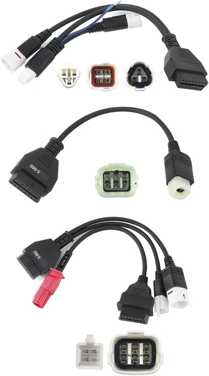 Motorfiets Scanner – Motor Diagnoseapparaat – ABS Foutcode Lezer – OBD2 Codelezer – Motorfiets Diagnosetool – 2,4-inch Kleurenscherm – ABS Remsysteem Diagnostiek