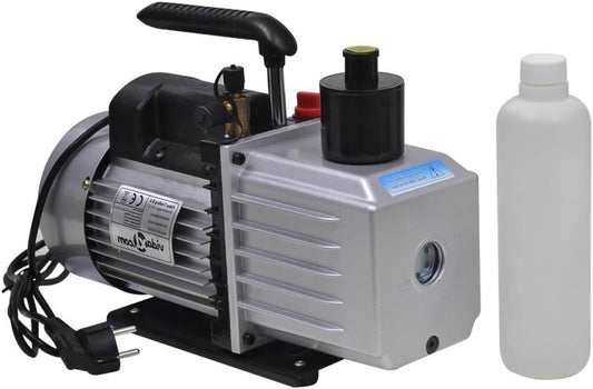 Vacuümpomp – Vacuüm Pomp – Onderdrukpomp – Koelvacuümpomp – Airco Vacuümpomp – 2 standen Zuigkracht – Aluminium Behuizing 250W