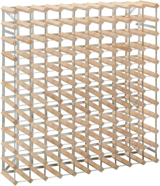 vidaXL Wine Rack 120 Bottles Solid Pine Wood Wine Racks Storage Rack Rack Racks