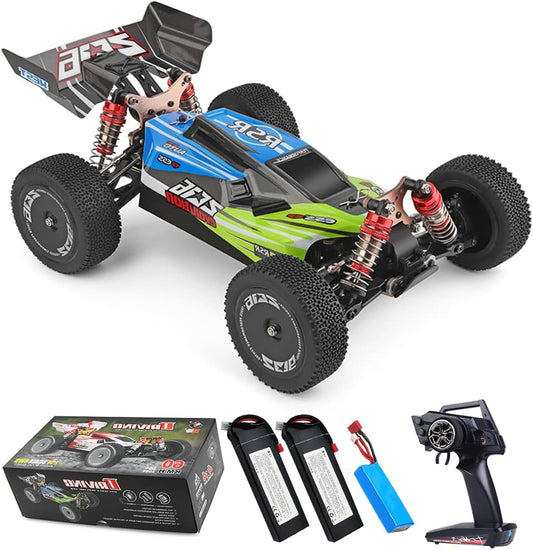 RC Auto – Afstandsbediening Auto – RC Racewagen – Off-Road Buggy – 1:14 Schaal – 60 km/u Snelheid – 2600 mAh Upgrade Batterij - QUORE