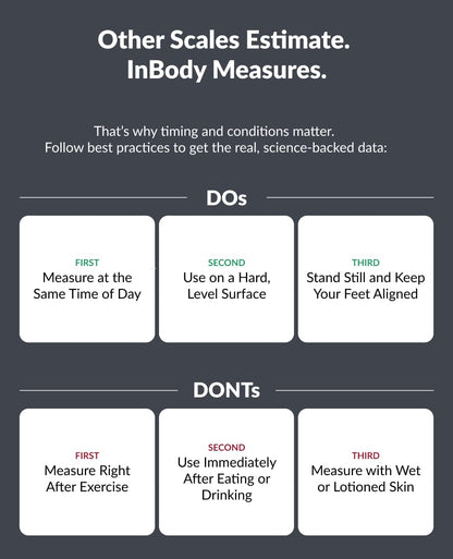 InBody H20N-Black Smart Full Body Composition Analyzer Scale - Full Body Digital Scale, BMI Measurement Tool, Body Fat Analyzer, Muscle Mass Inbody Scale - Bluetooth Connected