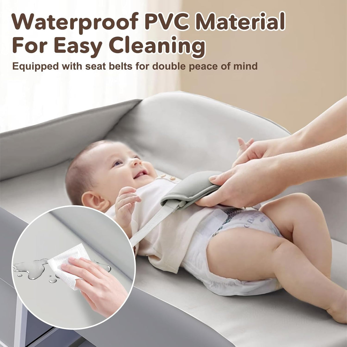 Opvouwbare babycommode