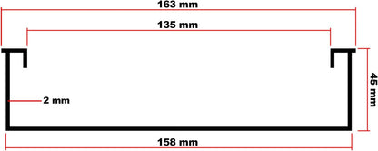 2x oprijplaten voor motoren ATV - aluminium - 192 cm lang - belastbaar tot 364 kg