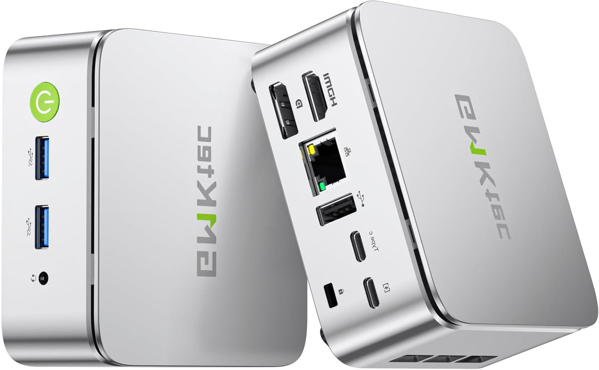 Mini PC – Micro PC – Compacte PC – Mini Desktop – Kleine Computer – Ryzen 5 3500U 16GB RAM 1TB SSD – Triple 4K Scherm Ondersteuning – Snelle 2.5G Ethernet Verbinding