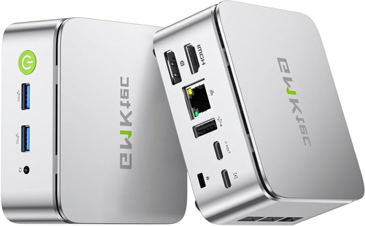 Mini PC – Micro PC – Compacte PC – Mini Desktop – Kleine Computer – Ryzen 5 3500U 16GB RAM 1TB SSD – Triple 4K Scherm Ondersteuning – Snelle 2.5G Ethernet Verbinding