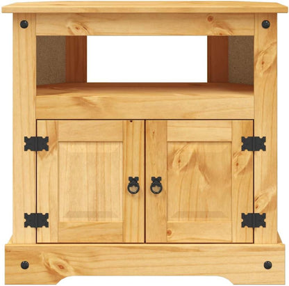 vidaXL Pine Wood Wall Table Mexican Corona-Style Table Wall Tables Sideboard