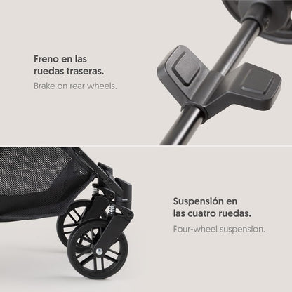 MINIMUM PLUS SPACE kinderwagen tot 22 kilogram - rode verwisselbare kap
