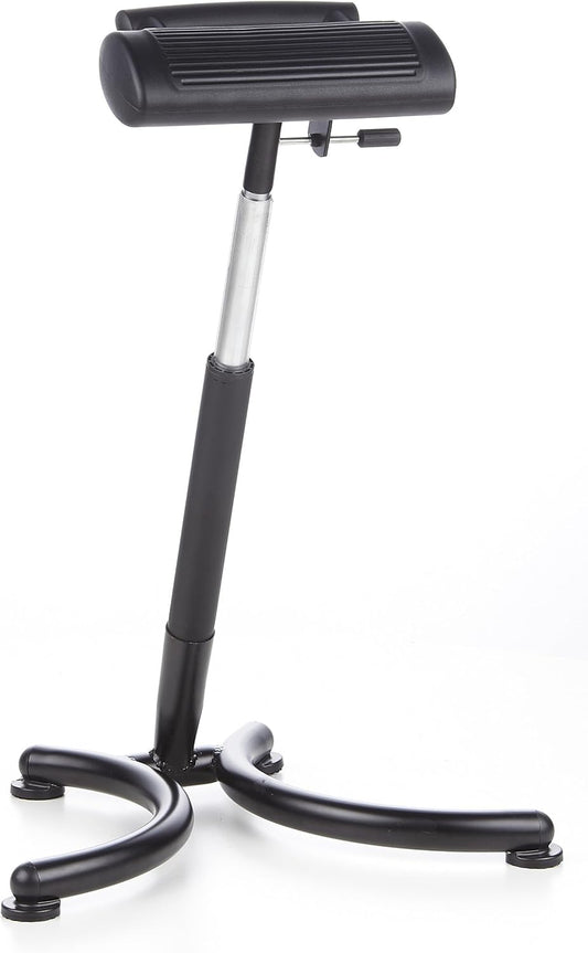Stahulp – Werkkruk – Sta Kruk – Verstelbare Stoel – Ergonomische Kruk – In Hoogte Verstelbaar 70-93 cm – Hardschuim Zitting Met Antislip