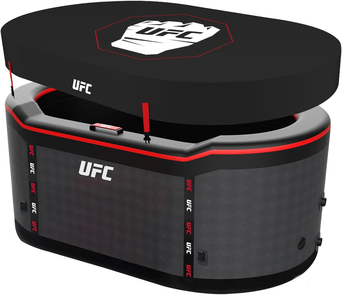 N NETSPA Ice Bath UFC (SP-UFC301) - ICEBATH UFC Dropstitch Cold Bath: innovatie in de hersteldienst - 170 x 67 x 92 cm - 1 persoon - 320 L - compatibel met ijsblokjes en chiller