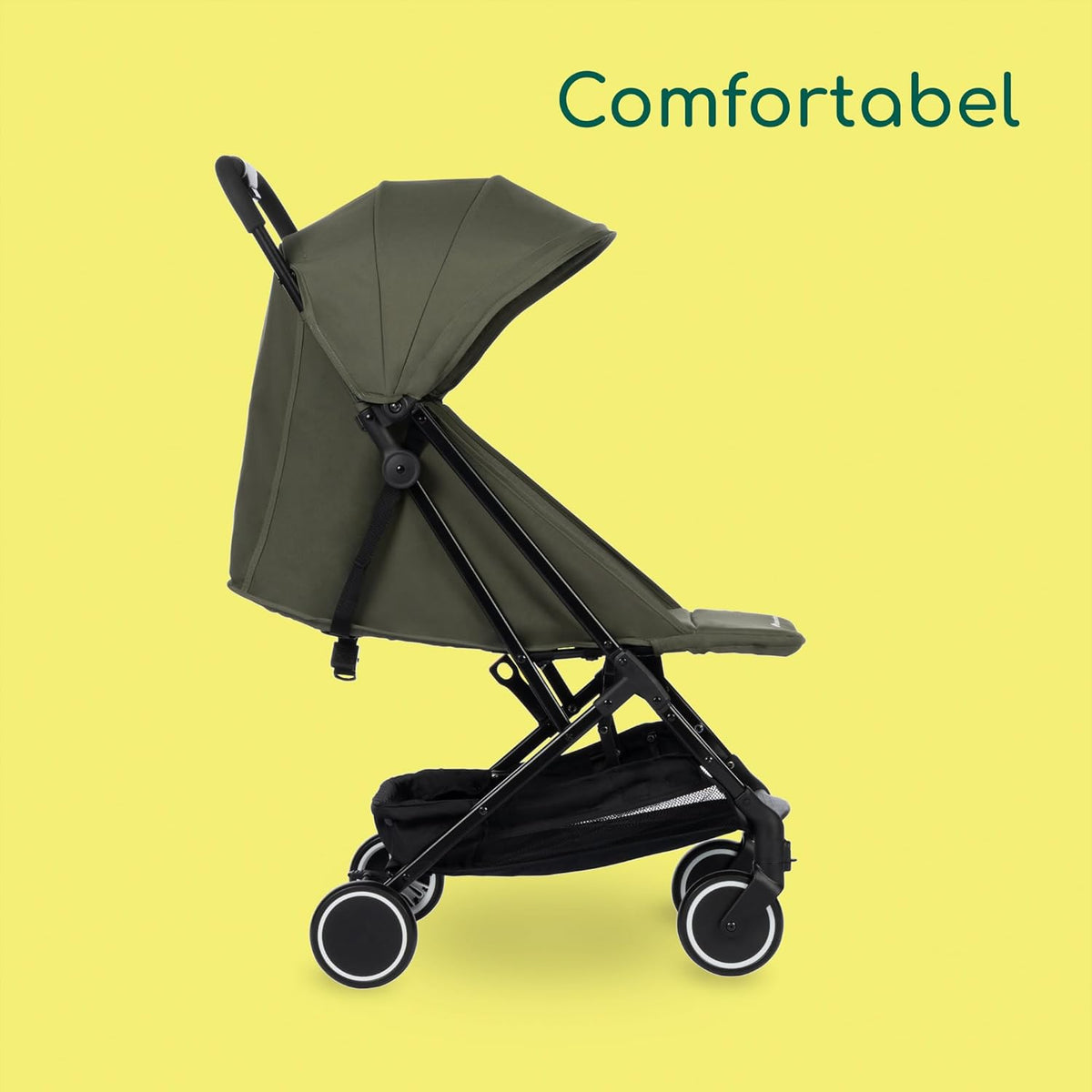 Bebeconfort Soko Ultracompacte Kinderwagen, 0 maanden tot 3,5 jaar, 0-15 kg, Mineral Green