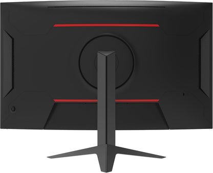 LC-POWER LC-M32QC 32 Zoll QHD Curved Monitor, 2560 x 1440, 180 Hz, 1 ms MPRT, AMD FreeSync, 3500:1, 1500R, 16:9, VA Panel, 122,1% sRGB, 93,6% DCI-P3, Schwarz