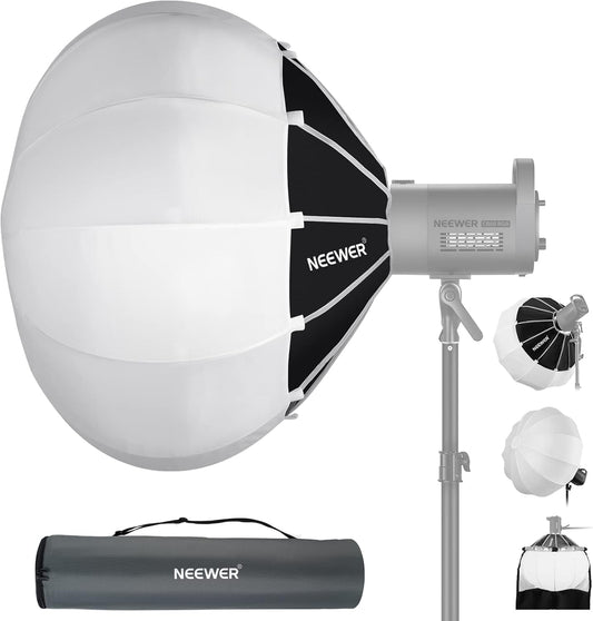 Lantaarn Softbox – Softbox – Lichtdiffuser – Studiolamp – Videolamp – 90 Cm / 35 Inch – Bowens Mount – 360° Lichtverdeling