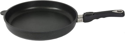 AMT Gastroguss AMZN-I-532-Z20B Frying pan 32 cm Ø, 5 cm high, removable handle, suitable for induction, Lotan® non-stick coating, cast iron pan (cast aluminium), AMZN-I-532-Z20B - QUORE
