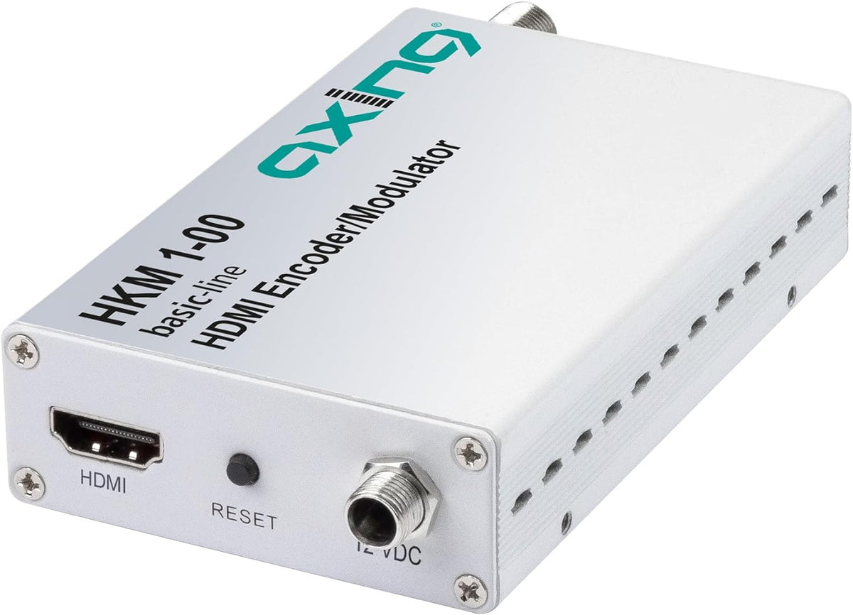 Axing HKM 1-00 HDMI encoder/modulator, DVB-C/DVB-T, 1080p, 1x HDMI-ingang