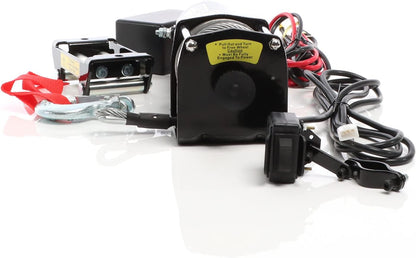 Elektrische kabellier 1587 kg – Motorlier – Treklier – Lier – Staalkabellier – 12 V, 1,5 pk motor – 10,5 m staalkabel