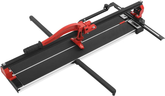 Tegelsnijder – Tegelknipper – Tegelsnijmachine – Vloertegelsnijder – Handmatige Tegelsnijder – Infrarood Precisie – 800 mm Snijlengte – 180° Draaibare Steunpoten