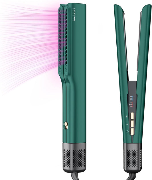 PARWIN PRO BEAUTY Air Stijltang, ionische stijltang, droog en nat, zonder verwarmingsplaten, geen schade door hitte, voor lang haar en lang haar (35 - 75 cm)