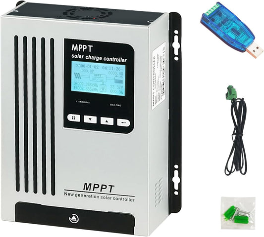 96V 65A MPPT zonnelader 48V 60V 72V Auto Wake Up Dead Battery DC180V PV-ingang 6600W voor off-gird zonnestelsel Verzegelde gel AGM overstroomde lithiumbatterij