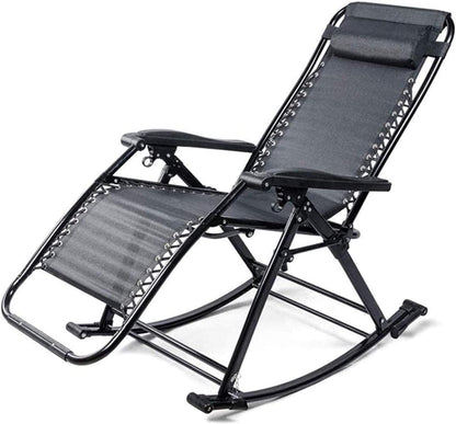 Folding Chair Folding Recliner Padded Zero Gravity Chairs Chair Adjustable Patio Lounge Recliner Chair Recliner Chair Recliner (Color : Grey, Size : One Size)