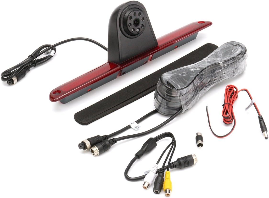HD 720p MB Sprinter W906 remlicht camera remlicht parkeercamera achteruitrijcamera set nachtzicht camera + 4.3" inch DVD-monitor TFT scherm vrachtwagen auto LCD display