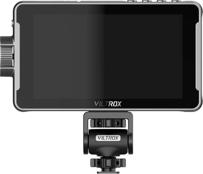 VILTROX 5.5 Inch 1200nits 4K 10bit HDMI Field Monitor, Touchscreen 3D LUT Draagbare Videokit Met Batterij, On-Camera RGB Parade Histogram Golfvorm Focus Assist (DC-550 Pro)