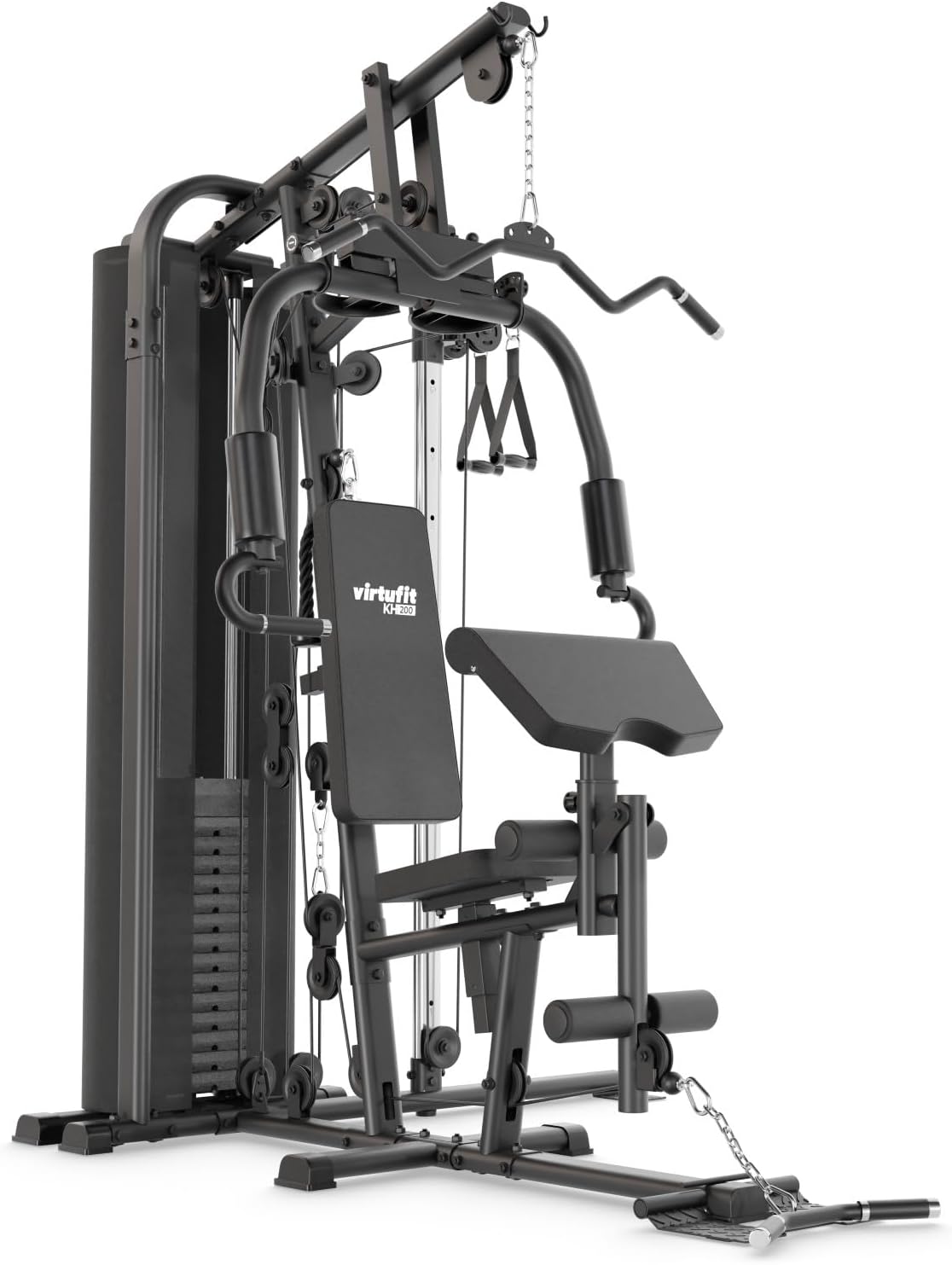 VirtuFit KH200 Homegym Power Station, Multifunctional Fitness Strength Device with 80 kg Weight Stack, Pulley System, Full Body Training for Home - QUORE