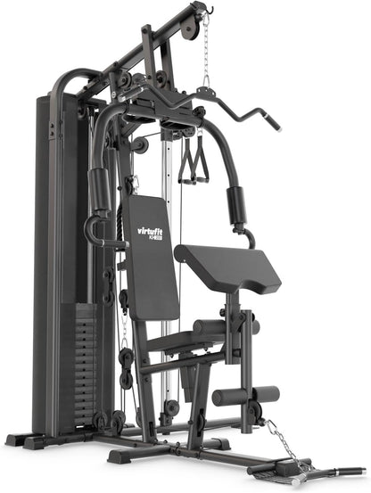 VirtuFit KH200 Homegym Power Station, Multifunctional Fitness Strength Device with 80 kg Weight Stack, Pulley System, Full Body Training for Home - QUORE