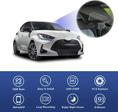 Dashcam – Autocamera – Camera Auto – Rijregistratiecamera – OEM-Inbouw Voor Specifieke Voertuigen 2024-2026 – 4K UHD Opname – WiFi App-Bediening