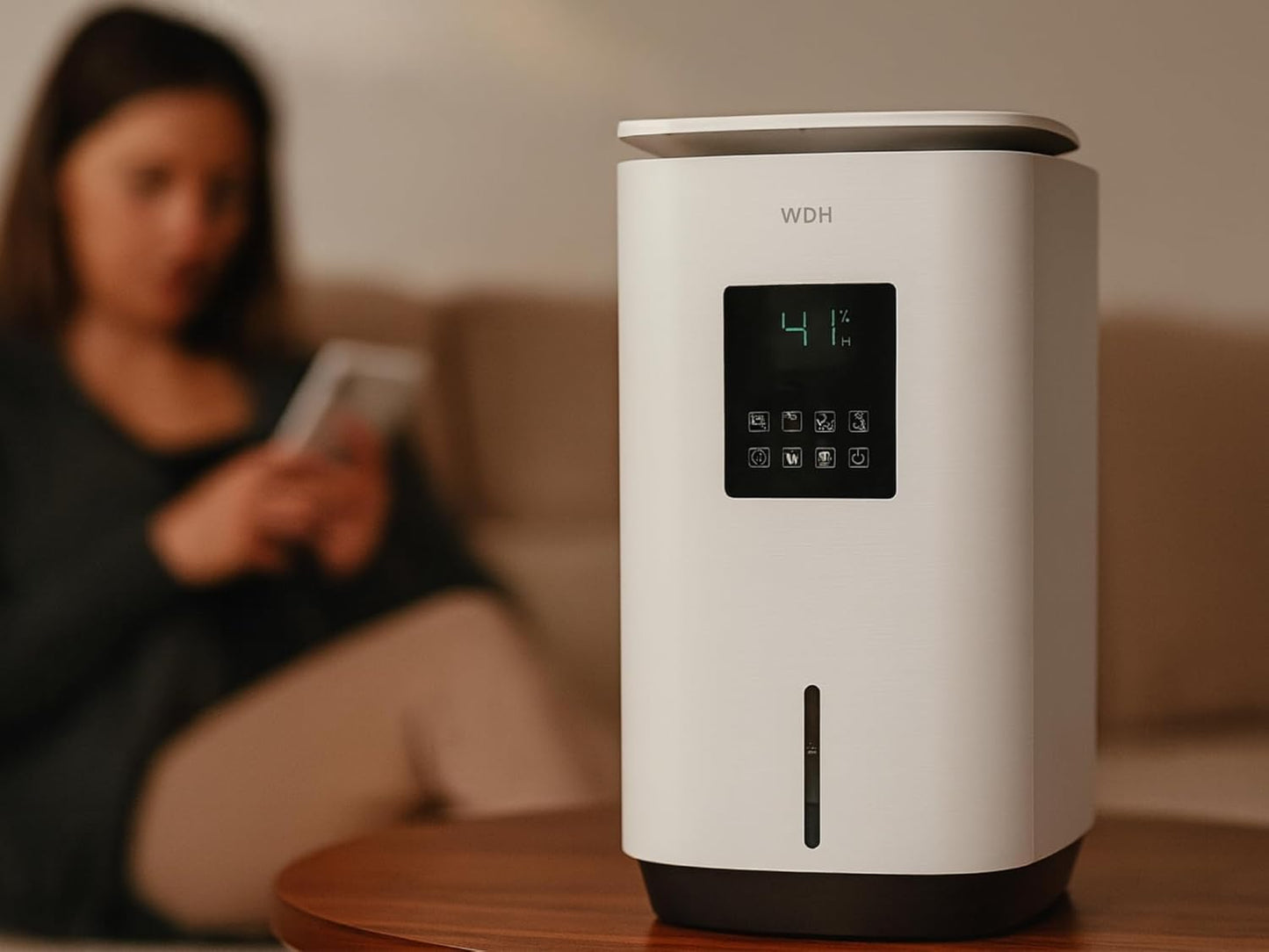 Aktobis WDH-SE2303 Luchtbevochtiger tot 800 ml/uur, wifi en aromavak (ook voor kalkwater)