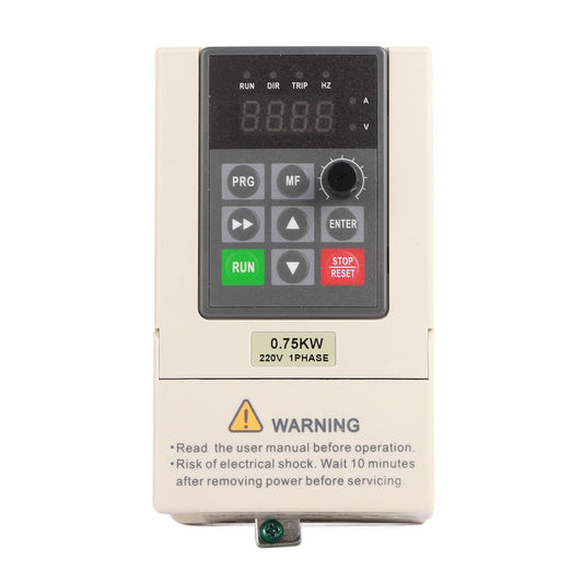 VFD, eenfasige ingangs-/uitgangs-omvormer met variabele frequentieaandrijving met PAM-besturing 220 V serie JLS-E-2S voor spindeltoerental, vermogensomvormer (0,75 mm)