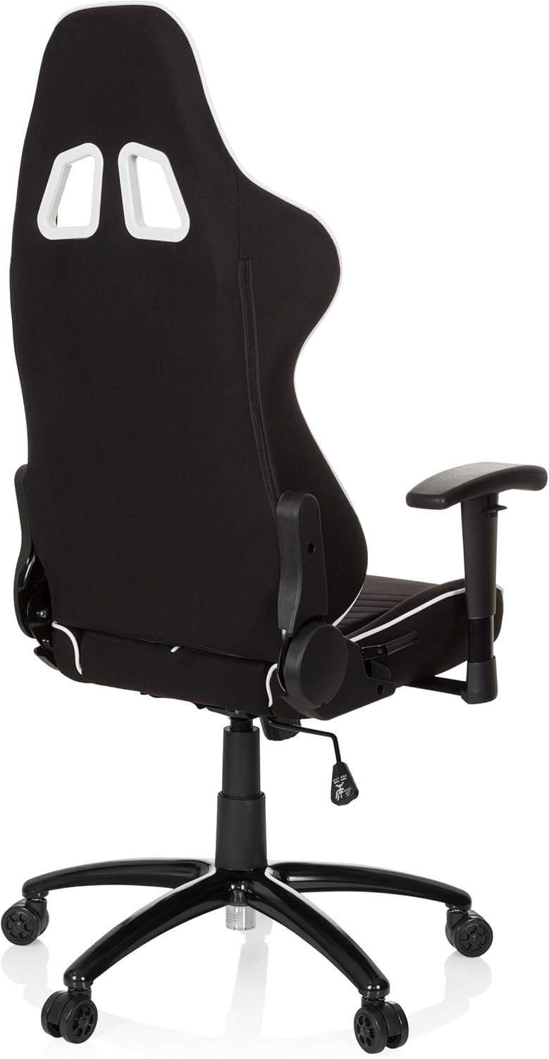 hjh OFFICE 729250 League Pro 729250 Chef-stoel met armleuningen, ergonomisch sportzitje, in hoogte verstelbaar