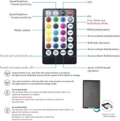 16 W Sound Sensor Fiber Optic Star Plafond Kit