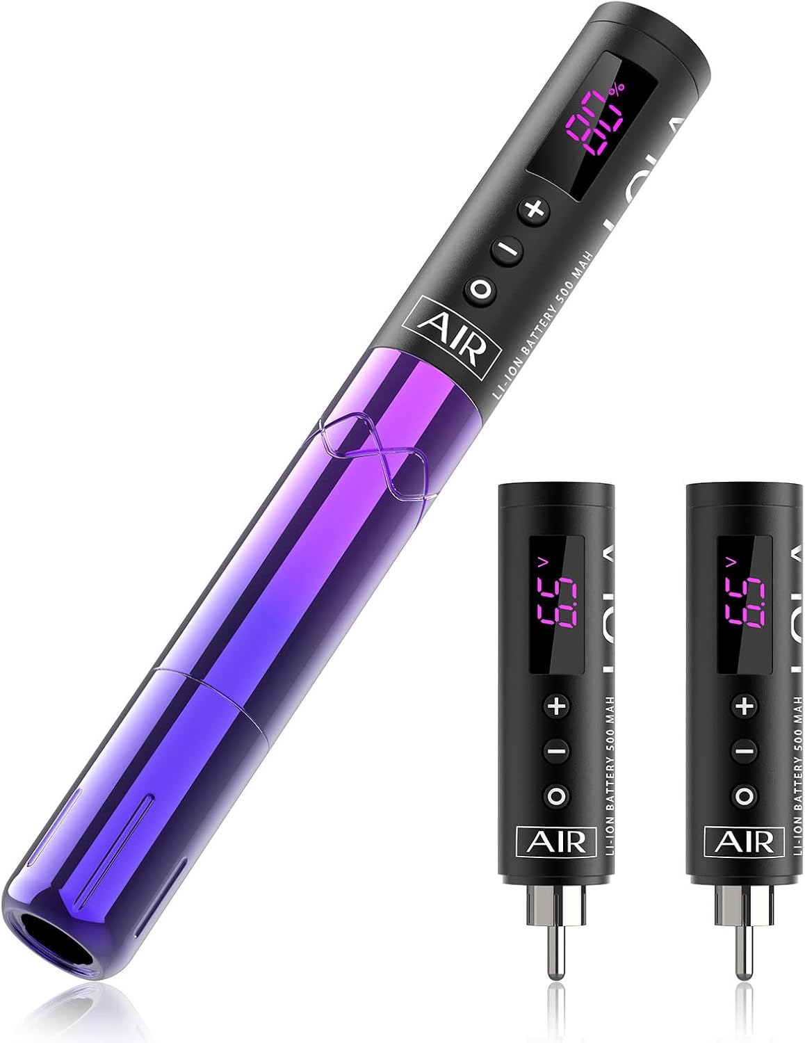 Draadloze Tatoeëermachine – Tattoo Pen – Permanent Make-up Machine – Tattoo Apparatuur – Tattoolmachine – Lichtgewicht 85g – 3x 1500mAh Batterij