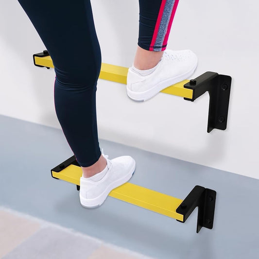 ISOP Wandsporten | 10 Klimsporten | Antislipsporten voor brandtrap | Wandvaste ladder | Zware ladder voor huis | Roestvrij Roestvrij Brandveilig & Extra Stevig | Draaggewicht 213 kg